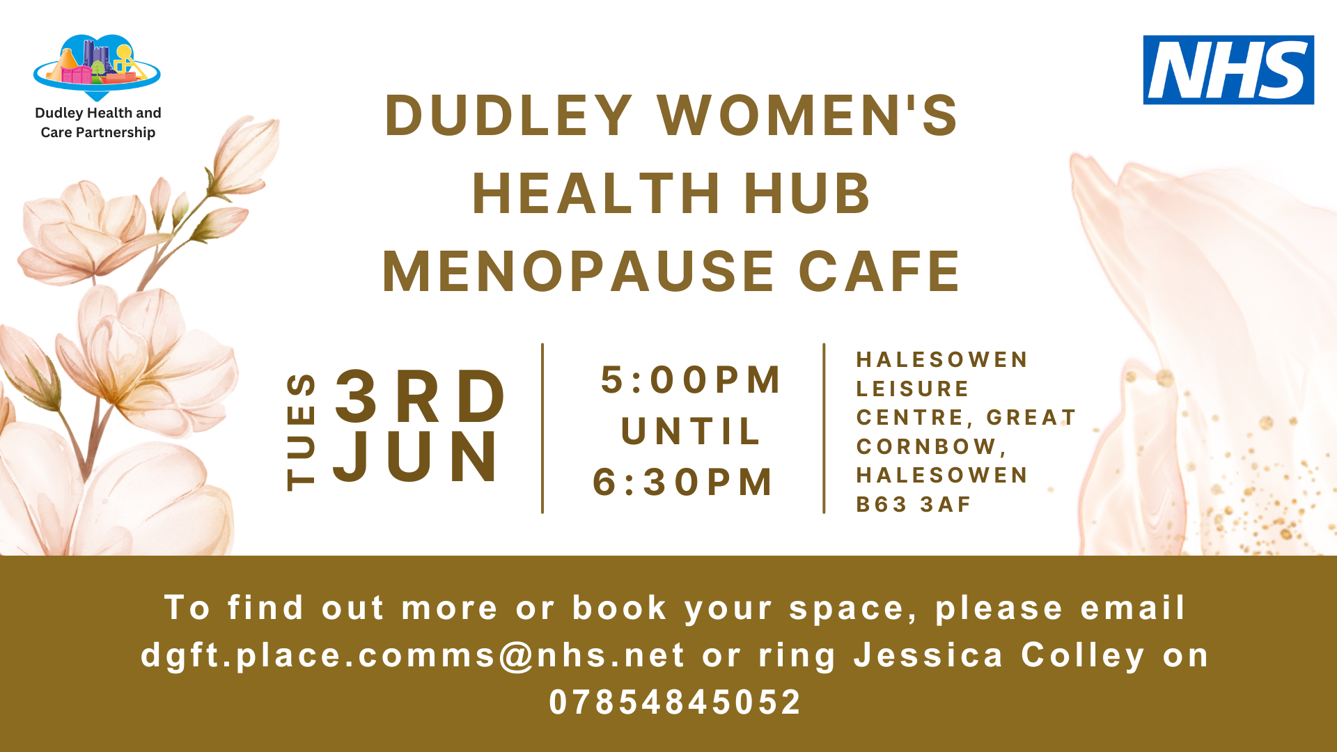 Dudley Women's Health Hub - Menopause Cafe